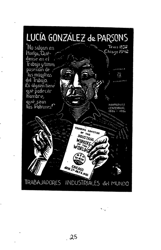 LUCIA GONZALEZ de PARSONS \ N T  lel MUNDQ  a5 